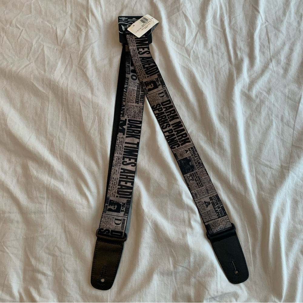 Harry Potter x Buckle-Down Guitar Strap Nylon Adjustable RARE NWT Newspaper USA - Picture 15 of 16